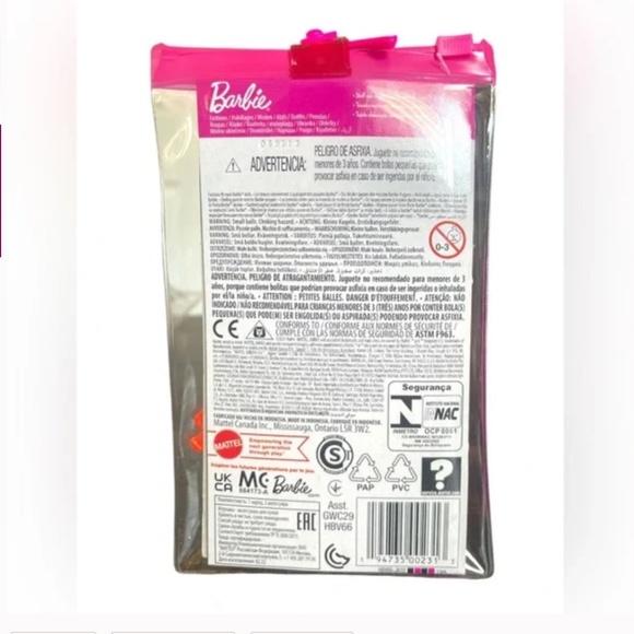 Barbie tennis fashion pack,- recycled plastic - racket dress ball - NIB - Picture 2 of 2